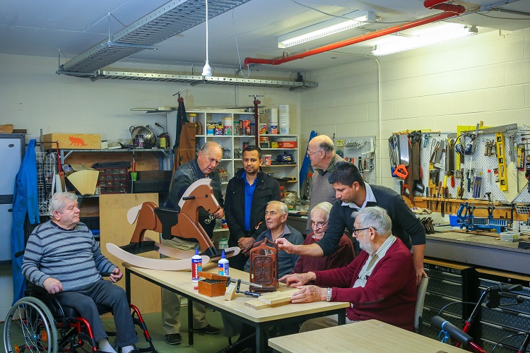 Employees and residents from IRT Kangara Waters at The Shed.