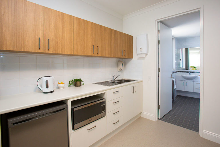 Aged care suite kitchenette