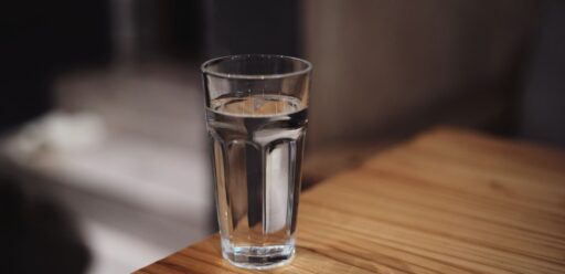 Glass of water